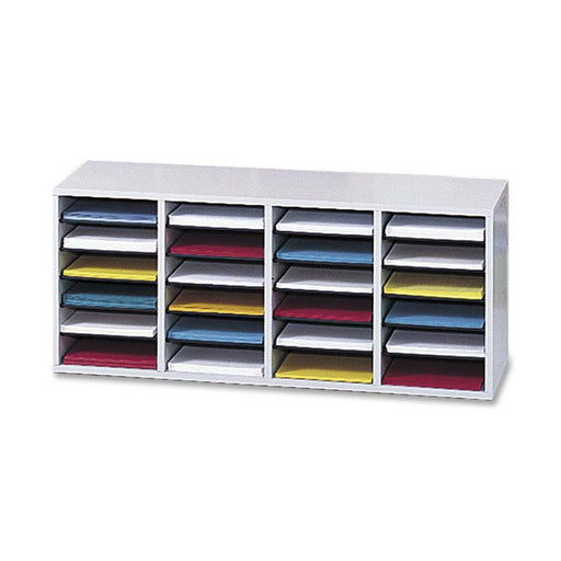 Safco Adjustable Shelves Literature Organizers - SAF9423GR Safco Products