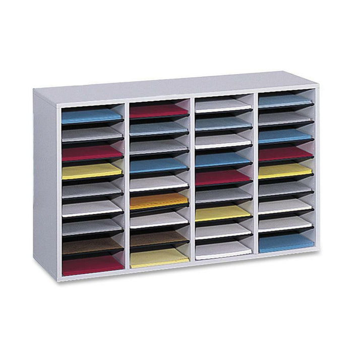 Safco Adjustable Shelves Literature Organizers - SAF9424GR