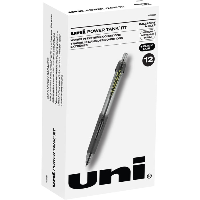 uni&reg; Power Tank Retractable Ballpoint Pens - UBC42070