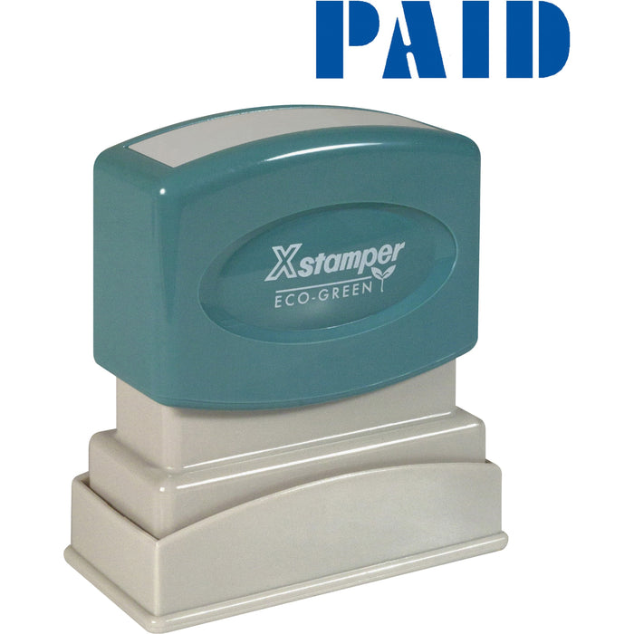 Xstamper Blue PAID Title Stamp - XST1335