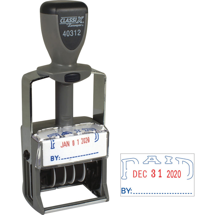 Xstamper Heavy-duty PAID Self-Inking Dater - XST40312