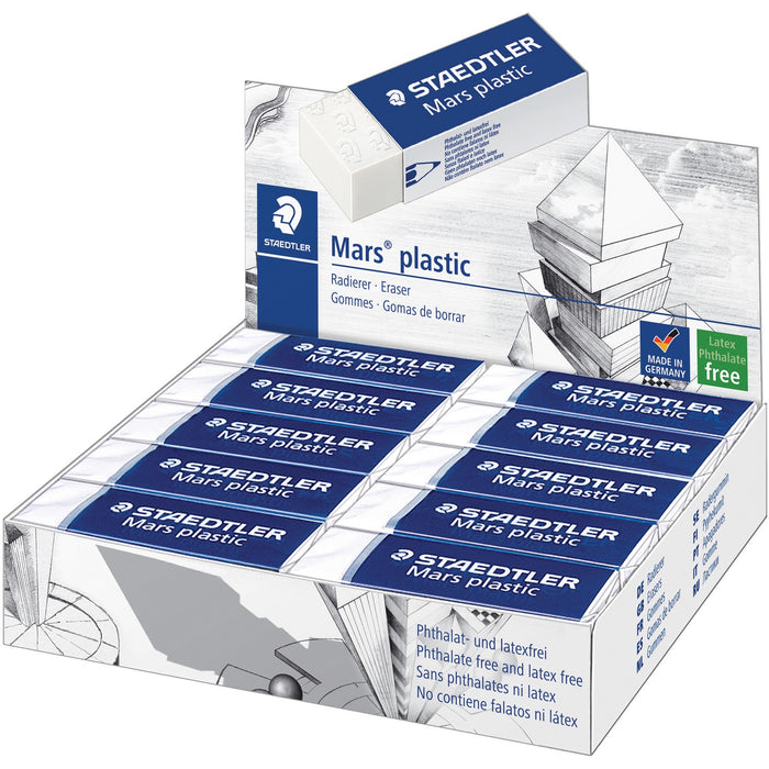 Staedtler Mars Plastic White Eraser - STD52650