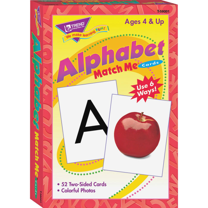 Trend Alphabet Match Me Flash Cards - TEPT58001