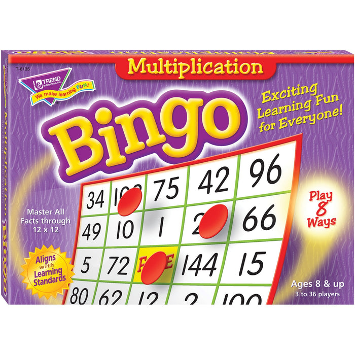 Trend Multiplication Bingo Learning Game - TEPT6135