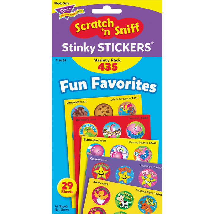 Trend Fun & Fancy Jumbo Pack Stickers - TEPT6491