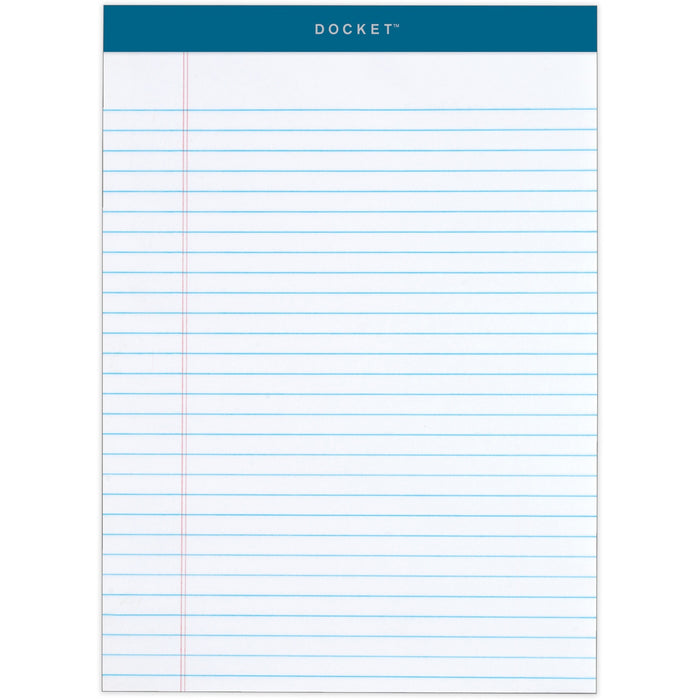 TOPS Docket Letr-Trim Legal Ruled White Legal Pads - TOP63410