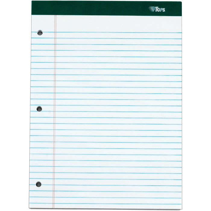 TOPS Docket 3-hole Punched Legal Ruled Legal Pads - TOP63437
