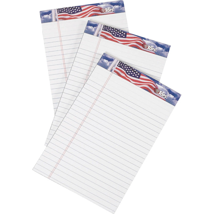 TOPS American Pride Binding Legal Writing Tablet - Jr.Legal - TOP75103