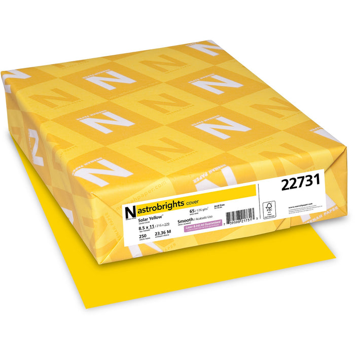 Astrobrights Colored Cardstock - Solar Yellow - WAU22731
