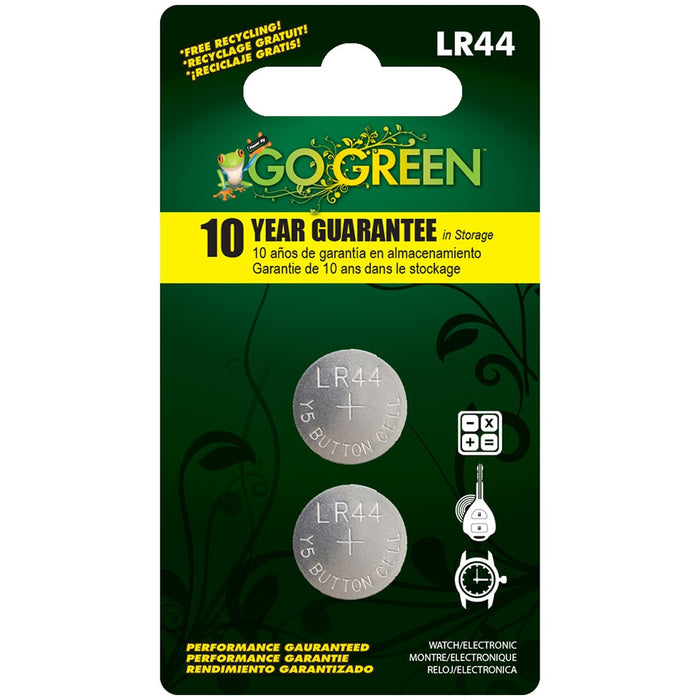 GoGreen Power LR44 Batteries