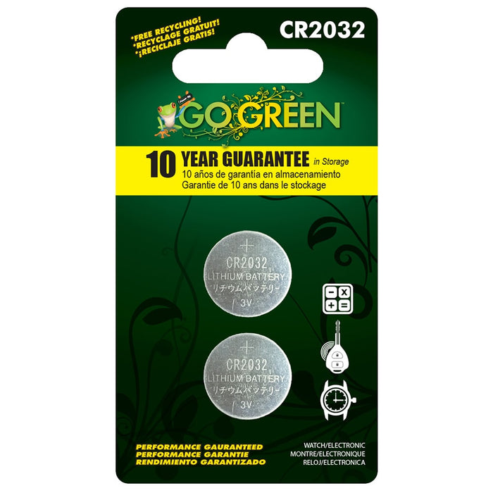 GoGreen Power 2032 Batteries