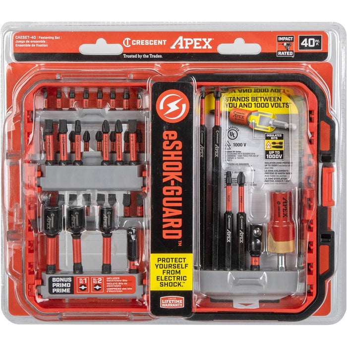 Apex CAESET-40 Ratcheting Screwdrivers