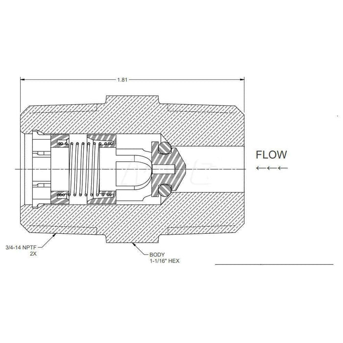 Parker 216PCKP-12