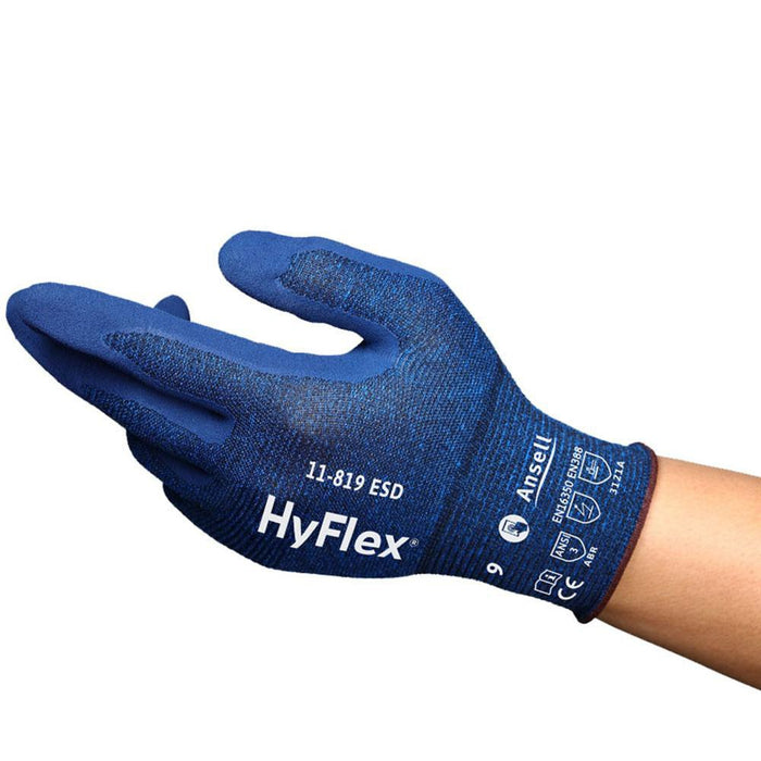 Ansell 11819080 Gloves Nitrile Coated