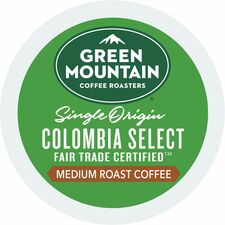 Green Mountain Coffee Roasters K-Cup Colombia Select Coffee - Compatible with Keurig Brewer - Regular - Medium - K-Cup - 24 / Box