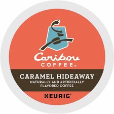 Caribou Coffee K-Cup Caramel Hideaway - Medium - K-Cup - 24 / Box