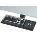 Fellowes Designer Suites Compact Keyboard Tray - 3" Height x 27.5" Width x 18" Depth - Black - 1 Each
