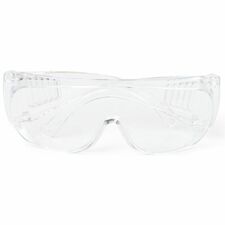 Medline Visitor Safety Glasses - Regular - Clear - Latex-free, Comfortable, Disposable - 144 / Carton