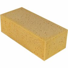 Unger Open Cellulose Sponge - 10 / Carton - Cellulose, Foam - Yellow