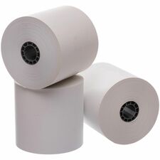 Business Source Thermal Paper - 2 1/4" x 165 ft - 48 g/m² Grammage - Smooth - White - 3 / Pack
