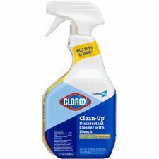 CloroxPro Clean-Up Disinfectant Cleaner Spray with Bleach - Ready-To-Use - 32 fl oz (1 quart) - Clear - 1 Each