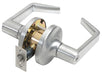 Tell Manufacturing CL100011 Entry Lever, Turnbutton Lock, Satin Chrome, Steel, 2 Grade