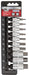 Vulcan TS1010S-P Socket Set, Chrome Vanadium Steel, Chrome