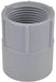 Carlon E942ER-CTN Conduit Adapter, 3/4 in FPT x Socket, 1-5/16 in Dia, 1-5/8 in L, PVC, Gray