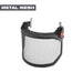 Milwaukee BOLT 48-73-1430 Full Face Shield, 10 in W Visor, 9-1/2 in H Visor, 0.06 in Thick Visor