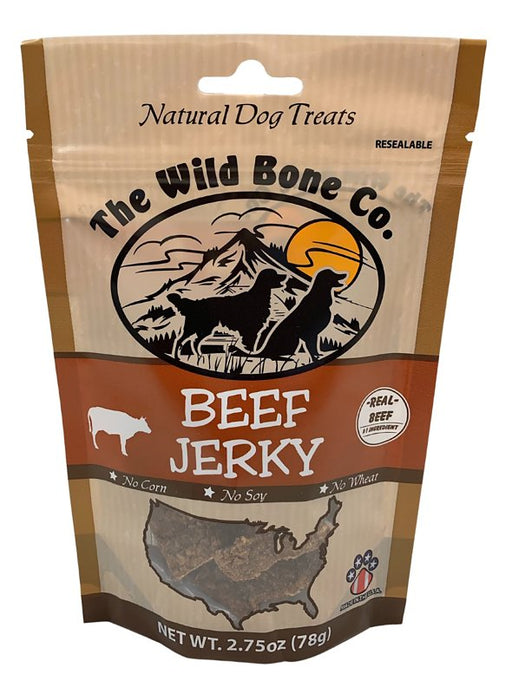 The Wild Bone Co 1960 Dog Treat, All, Jerky, Beef, 2.75 oz
