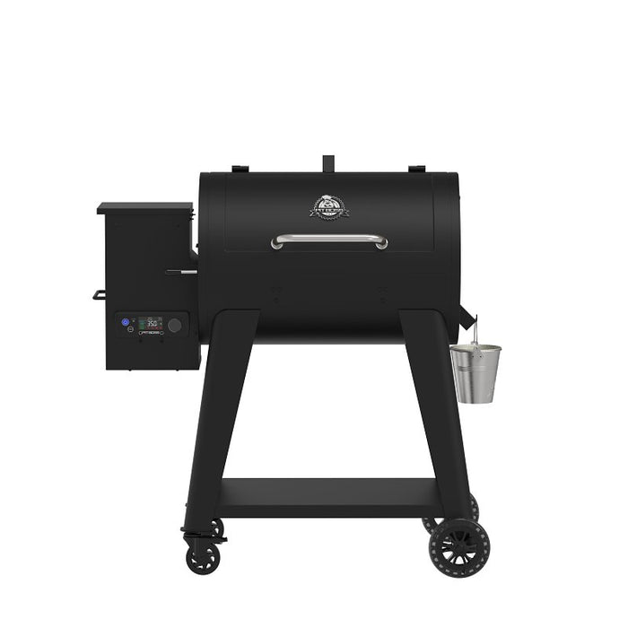 Pit Boss 11088 Grill and Smoker, Hardwood Pellets, Steel, Matte Black, Powder-Coated