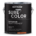 Rust-Oleum Sure Color 394669 Exterior Paint and Primer, Water, Flat, Black, 1 gal Can, 400 sq-ft/gal Coverage Area