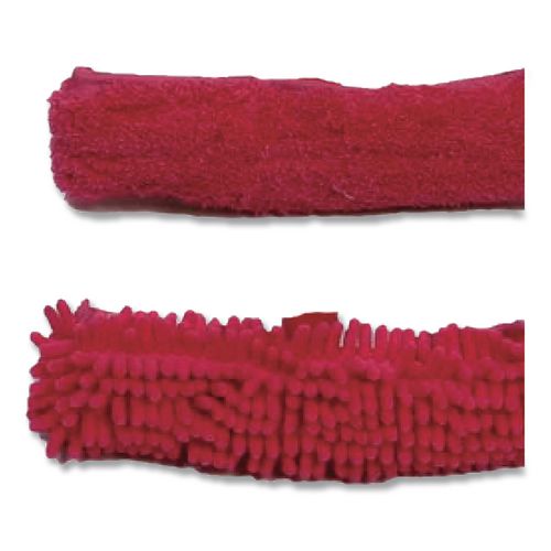 Window Cleaner Set, with Cleaning Heads, 11", 49" Plastic Handle, Raspberry