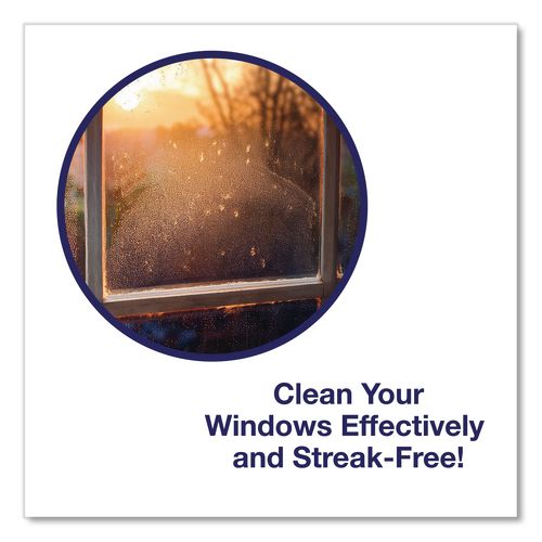 Window Cleaner Set, with Cleaning Heads, 11", 49" Plastic Handle, Raspberry