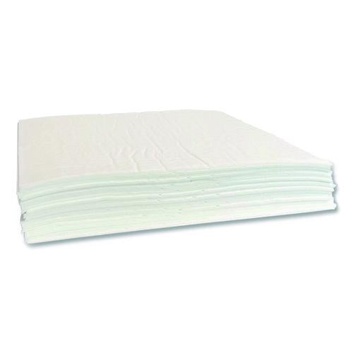 Mighty Mat Heavy Absorbent Pads, Stay Put Backing, 3.6 gal, 16" x 18", 20/Box