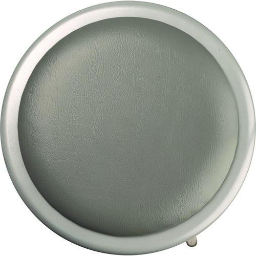 6400 Series Height Adjustable Heavy Duty Vinyl Padded Steel Stool, Supports 500 lb, 25" to 33" Seat Height, Gray Seat/Base