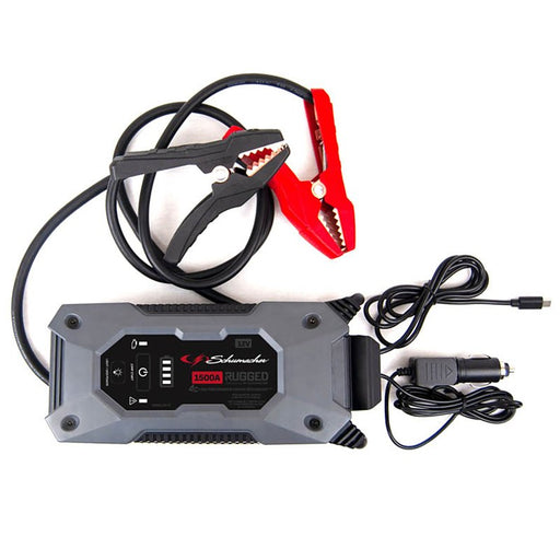 Schumacher SL1611 Portable Power Pack and Jump Starter, 12 V, 1500 A, Lithium-Ion Battery
