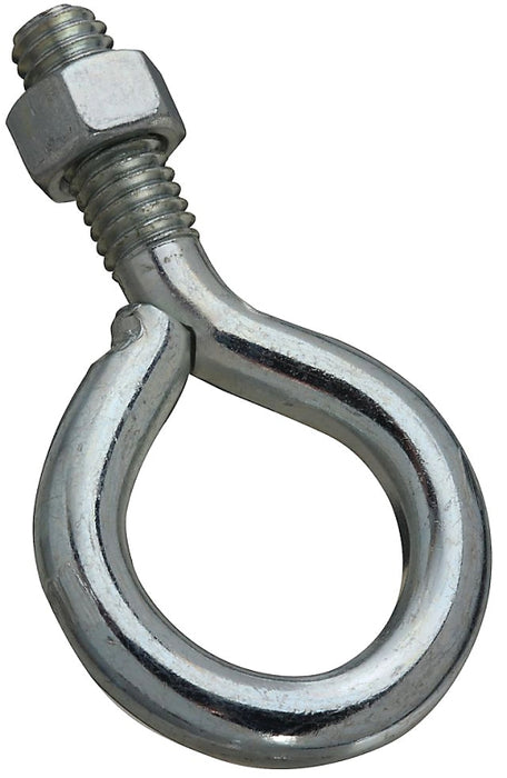 National Hardware N221-259 Eye Bolt, 3/8-16 Thread, 1 in L Thread, 1 in ID Dia Eye, 1.35 in L Shank, 160 lb Working Load