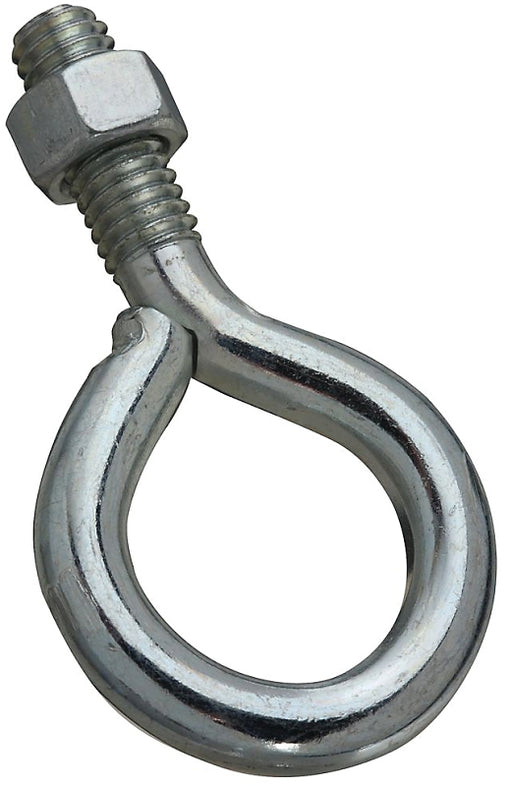 National Hardware N221-259 Eye Bolt, 3/8-16 Thread, 1 in L Thread, 1 in ID Dia Eye, 1.35 in L Shank, 160 lb Working Load