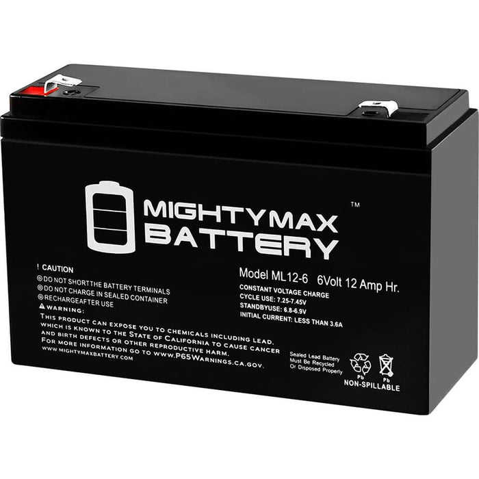 Mighty Max Battery ML12-6F2
