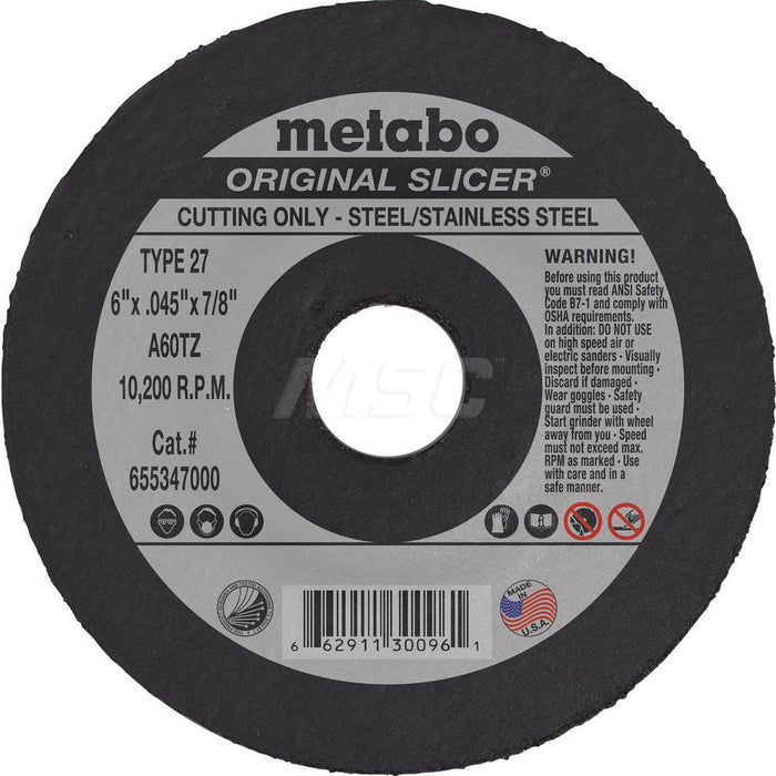 Metabo 655347000 Cut Off Wheels