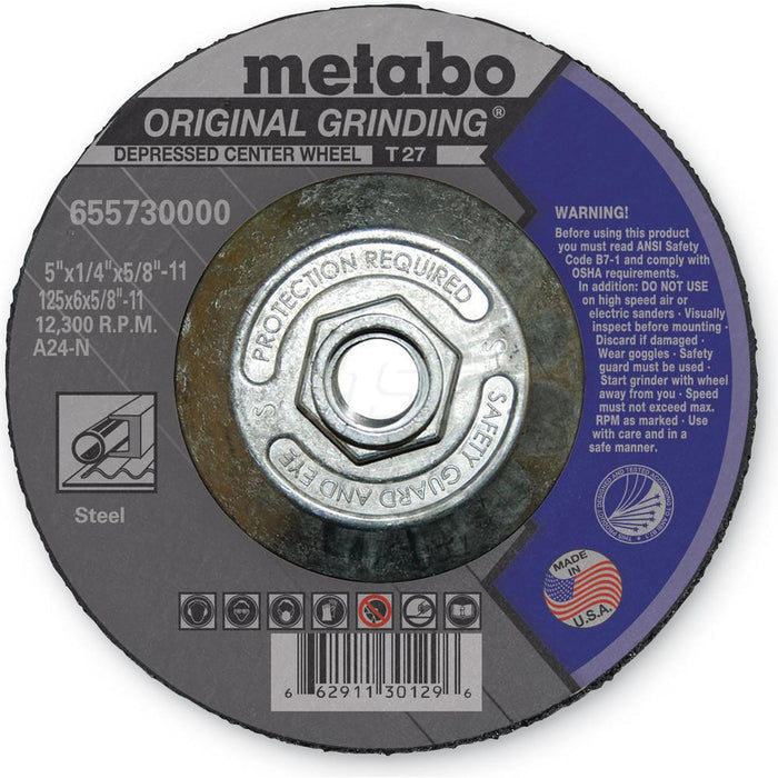 Metabo 655730000 Depressed Center Wheel Type 27