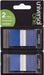 Universal Page Flags, Blue, 50 Flags/Dispenser, 2 Dispensers/Pack - DS UNV99002