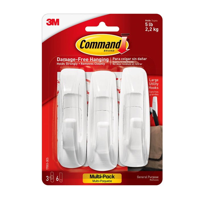 Command Large Utility Hook Value Pack - MMM170033ES 3M