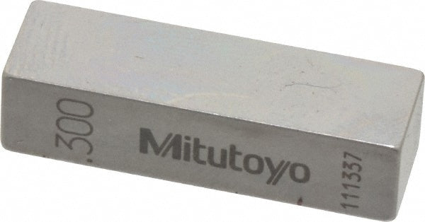 Mitutoyo 611193-541 Ind Grd 1 Gage Blk Stl Retang