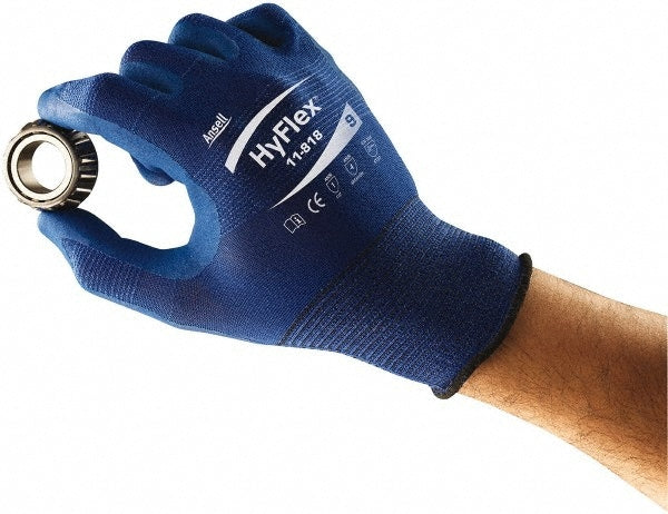 Ansell 11-818-9 Gloves Nitrile Coated