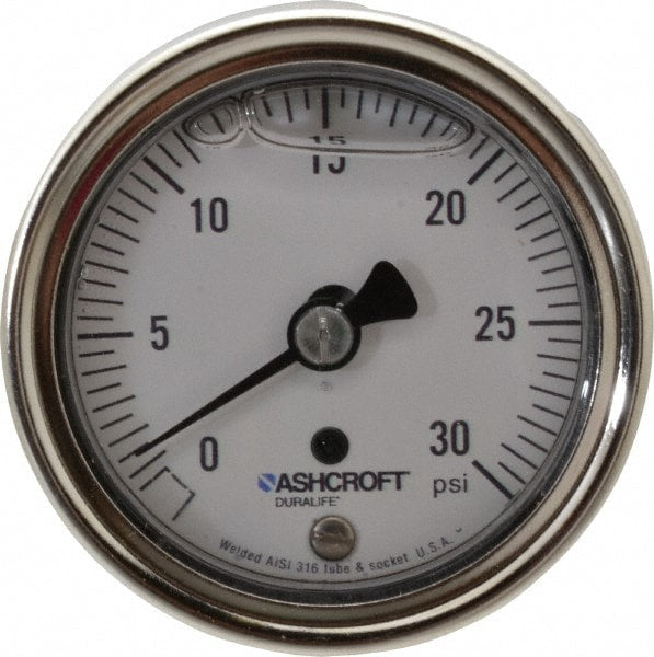 Ashcroft 94903 Quality Filled Gauge 2.5,3.5"