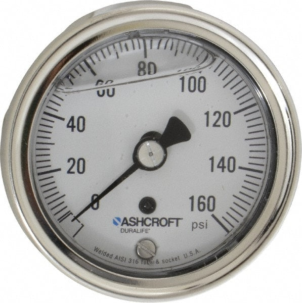 Ashcroft 94906 Quality Filled Gauge 2.5,3.5"