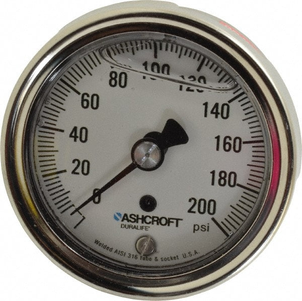 Ashcroft 83185 Quality Filled Gauge 2.5,3.5"