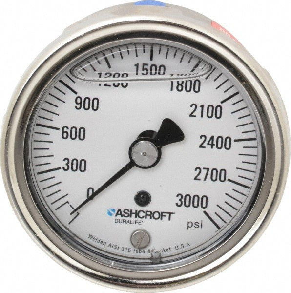 Ashcroft 83249 Quality Filled Gauge 2.5,3.5"